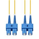Picture of 26m SC to SC Yellow OS2 Duplex LSZH SMF Fiber Patch Cable