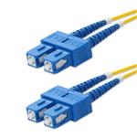 Picture of 26m SC to SC Yellow OS2 Duplex LSZH SMF Fiber Patch Cable