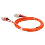 Picture of 2m SC to SC Orange OM2 Duplex OFNR (Riser-Rated) Fiber Patch Cable