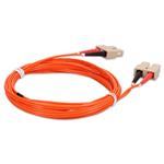 Picture of 2m SC to SC Orange OM2 Duplex OFNR (Riser-Rated) Fiber Patch Cable