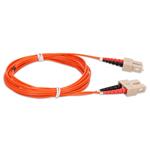 Picture of 2m SC to SC Orange OM2 Duplex OFNR (Riser-Rated) Fiber Patch Cable