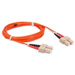 Picture of 2m SC to SC Orange OM2 Duplex OFNR (Riser-Rated) Fiber Patch Cable