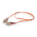 Picture of 2m SC to SC Orange OM4 Duplex OFNR (Riser-Rated) Fiber Patch Cable