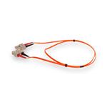 Picture of 2m SC to SC Orange OM4 Duplex OFNR (Riser-Rated) Fiber Patch Cable