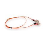 Picture of 2m SC to SC Orange OM4 Duplex OFNR (Riser-Rated) Fiber Patch Cable