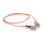 Picture of 2m SC to SC Orange OM4 Duplex OFNR (Riser-Rated) Fiber Patch Cable