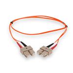 Picture of 2m SC to SC Orange OM4 Duplex OFNR (Riser-Rated) Fiber Patch Cable