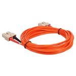 Picture of 2m SC to SC Orange OM1 Duplex OFNR (Riser-Rated) MMF Fiber Patch Cable