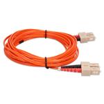 Picture of 2m SC to SC Orange OM1 Duplex OFNR (Riser-Rated) MMF Fiber Patch Cable