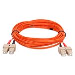 Picture of 2m SC to SC Orange OM1 Duplex OFNR (Riser-Rated) MMF Fiber Patch Cable