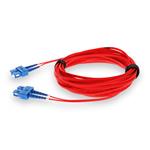 Picture of 2m SC to SC Red OS2 Duplex OFNR (Riser-Rated) TAA SMF Fiber Patch Cable