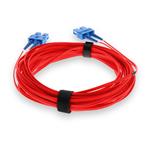 Picture of 2m SC to SC Red OS2 Duplex OFNR (Riser-Rated) TAA SMF Fiber Patch Cable