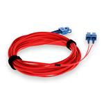 Picture of 2m SC to SC Red OS2 Duplex OFNR (Riser-Rated) TAA SMF Fiber Patch Cable
