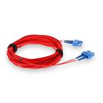 Picture of 2m SC to SC Red OS2 Duplex OFNR (Riser-Rated) TAA SMF Fiber Patch Cable