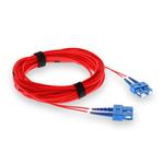 Picture of 2m SC to SC Red OS2 Duplex OFNR (Riser-Rated) TAA SMF Fiber Patch Cable