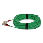 Picture of 30m SC to SC Green OM4 Duplex OFNR (Riser-Rated) Fiber Patch Cable
