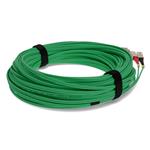 Picture of 30m SC to SC Green OM4 Duplex OFNR (Riser-Rated) Fiber Patch Cable