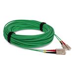 Picture of 30m SC to SC Green OM4 Duplex OFNR (Riser-Rated) Fiber Patch Cable