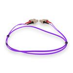Picture of 5m SC to SC Purple OM4 Duplex OFNR (Riser-Rated) Fiber Patch Cable