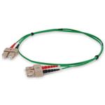 Picture of 5m SC to SC Green OM1 Duplex OFNR (Riser-Rated) MMF Fiber Patch Cable
