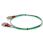 Picture of 5m SC to SC Green OM1 Duplex OFNR (Riser-Rated) MMF Fiber Patch Cable