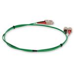 Picture of 5m SC to SC Green OM1 Duplex OFNR (Riser-Rated) MMF Fiber Patch Cable