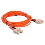 Picture of 8m SC to SC Orange OM1 Duplex OFNR (Riser-Rated) MMF Fiber Patch Cable