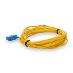 Picture of 1.5m SC to SC Yellow OS2 Duplex Microboot, Snagless OFNR (Riser-Rated) SMF Fiber Patch Cable
