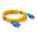 Picture of 1.5m SC to SC Yellow OS2 Duplex Microboot, Snagless OFNR (Riser-Rated) SMF Fiber Patch Cable