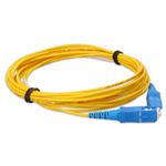 Picture of 3m SC to SC Yellow OS2 Simplex Microboot, Snagless OFNR (Riser-Rated) SMF Fiber Patch Cable