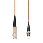 Picture of 100m SC to ST Orange OM1 Simplex OFNP (Plenum-Rated) MMF Fiber Patch Cable
