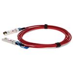 Picture of Cisco SFP-H10GB-CU3M to Intel XDACBL3M Compatible TAA Compliant 10GBase-CU SFP+ to SFP+ Direct Attach Cable (Passive Twinax, Red, 3m)