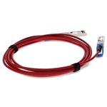 Picture of Cisco SFP-H10GB-CU3M to Intel XDACBL3M Compatible TAA Compliant 10GBase-CU SFP+ to SFP+ Direct Attach Cable (Passive Twinax, Red, 3m)
