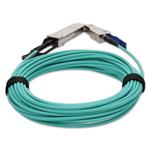 Picture of 15m SFF-8644 HD Male to QSFP+ Male Active Optical Storage Cable
