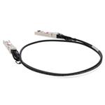Picture of HP® J9281B to Dell Force10® CBL-10GSFP-DAC-1M Compatible 10GBase-CU SFP+ to SFP+ Direct Attach Cable (Passive Twinax, 1m)