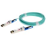Picture of HP® J9150A to HP® 455883-B21 Compatible TAA Compliant 10GBase-AOC SFP+ to SFP+ Direct Attach Cable (850nm, MMF, 15m)