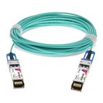 Picture of HP® J9150A to HP® 455883-B21 Compatible TAA Compliant 10GBase-AOC SFP+ to SFP+ Direct Attach Cable (850nm, MMF, 15m)