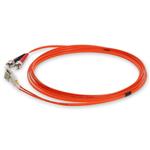 Picture of 0.5m ST to LC Orange OM2 Duplex OFNR (Riser-Rated) Fiber Patch Cable