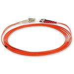 Picture of 0.5m ST to LC Orange OM2 Duplex OFNR (Riser-Rated) Fiber Patch Cable