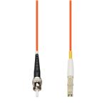 Picture of 0.5m ST to LC Orange OM2 Simplex LSZH Fiber Patch Cable