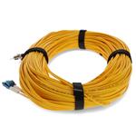 Picture of 100m ST to LC Yellow OS2 Duplex OFNR (Riser-Rated) SMF Fiber Patch Cable