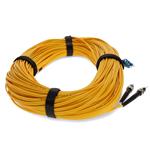 Picture of 100m ST to LC Yellow OS2 Duplex OFNR (Riser-Rated) SMF Fiber Patch Cable