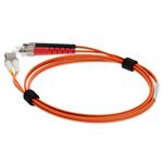 Picture of 10m ST to LC (Female) Orange OM1 Duplex OFNP (Plenum-Rated) MMF Fiber Patch Cable