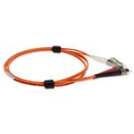 Picture of 10m ST to LC (Female) Orange OM1 Duplex OFNP (Plenum-Rated) MMF Fiber Patch Cable