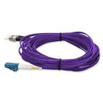 Picture of 10m ST to LC Purple OS2 Duplex OFNR (Riser-Rated) SMF Fiber Patch Cable