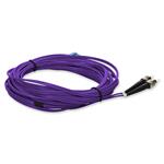 Picture of 10m ST to LC Purple OS2 Duplex OFNR (Riser-Rated) SMF Fiber Patch Cable