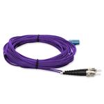 Picture of 10m ST to LC Purple OS2 Duplex OFNR (Riser-Rated) SMF Fiber Patch Cable
