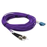 Picture of 10m ST to LC Purple OS2 Duplex OFNR (Riser-Rated) SMF Fiber Patch Cable