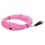 Picture of 10m ST to LC Pink OS2 Duplex OFNR (Riser-Rated) TAA SMF Fiber Patch Cable