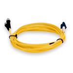 Picture of 10m ST to LC Yellow OS2 Duplex OFNP (Plenum-Rated) SMF Fiber Patch Cable